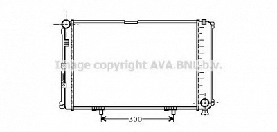 AVA QUALITY COOLING ms2078 -  Радиатор, охлаждение двигателя